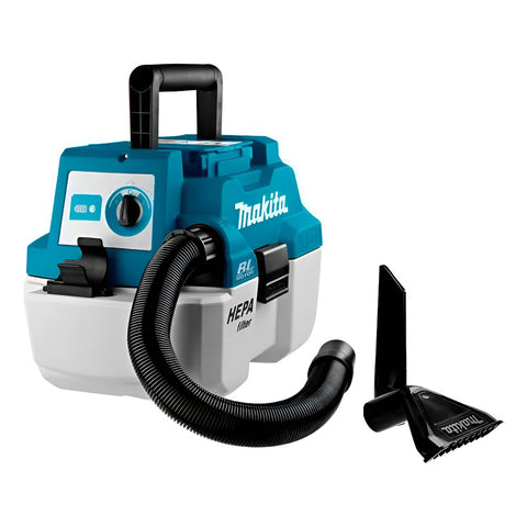 Aspiradora Makita Dvc750lzx3 7.5l Sin Cargador Ni Batería Turquesa/blanco