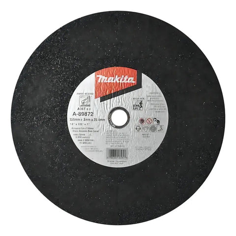 1 Pza Disco Abrasivo 14  P/metal Makita A-89872-25 Negro