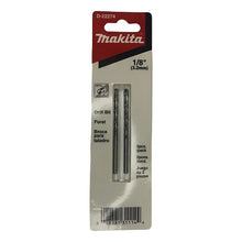 2 Pzas Brocas Para Metal Hss-g 1/8  D-22274 Makita