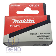 Juego Carbones Makita Cb-203 1949916 P/2414nb Lw1401 Hw1300