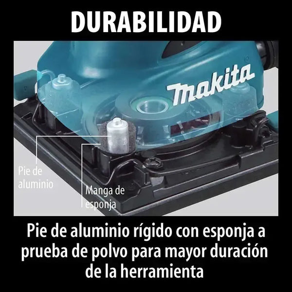 Lijadora Orbital 4-1/2 Pulgadas 14000 Opm Makita Bo4556 Azul 50 Hz/60 Hz