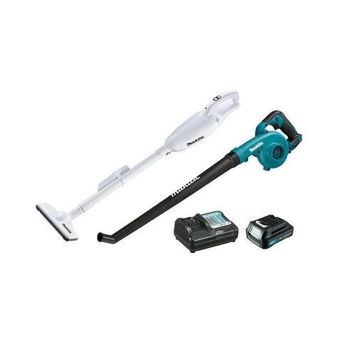 Combo Aspiradora Y Sopladora Inalambrica Makita 12v Clx248