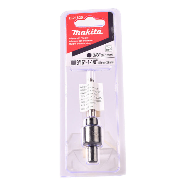 Adap Cilíndrico C/broca Piloto Hss 9/16x1 1/8 Makita D-21820
