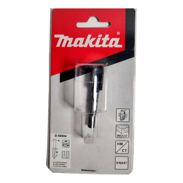 Fresa Recta 2 Filos 1/4  X 1/2  X 2  Makita D-69004