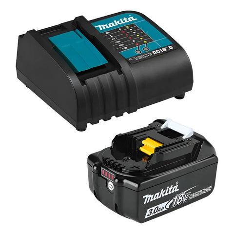 Kit Cargador Bateria Makita Lxt 18v Dc18sd Bl1830b