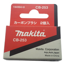 Juego Carbones Makita Cb-253 1949940 P/pc5001c Jr3020