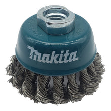 Carda Copa Trenzada 3 X 5/8-11 Unc Inox Makita D-77621 Azul Petróleo