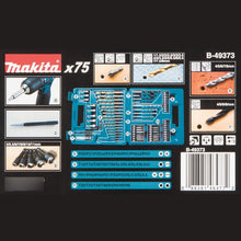 Juego 75 Pza Broca Madera Concreto Metal Atornillador Makita