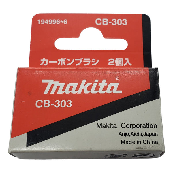 Juego Carbones Makita Cb-303 1949966 P/4100ns Jn3201 M5801g