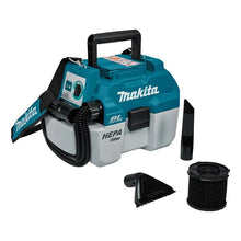 Aspiradora Makita Dvc750lzx3 7.5l Sin Cargador Ni Batería Turquesa/blanco