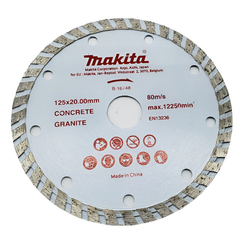 Disco Diamante Corte Húmedo Makita 5 Pulgadas B-16748 125mm