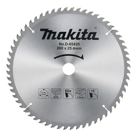 Disco Sierra P/madera 10 X 25.4mm Makita D-65420