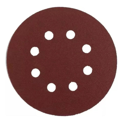 10 Pzas Disco De Lija Con Velcro 5  Grano 180 Makita D-54190