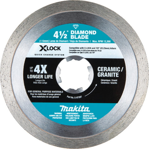 Disco Diamante 4-1/2 Azulejo Cerámica Mármol Makita E07397