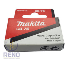 Juego Carbones Makita 1949712 Cb-75 P/m0600g Bo5010 Jr3000vt