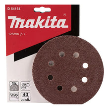10 Pzas Disco De Lija C/velcro 5  G40 Makita D-54134 40