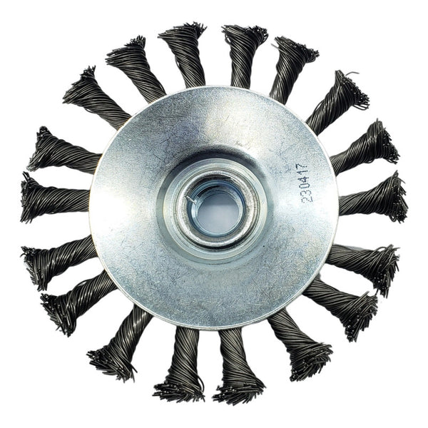 Carda Concava Trenzada 4-1/2 X 5/8-11 Unc Makita D-77671 Azul Petróleo