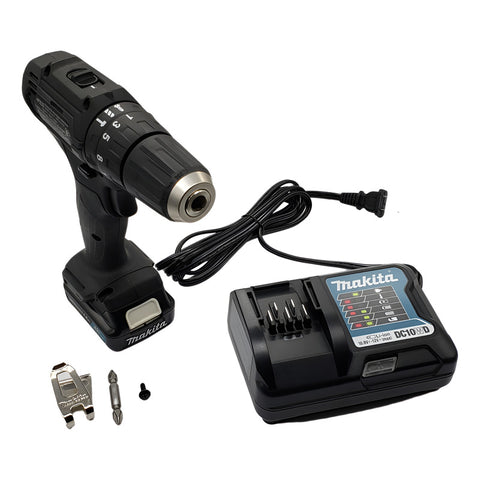Taladro Rotomartillo Makita Hp333dyx3b C/ Bateria Y Cargador Negro