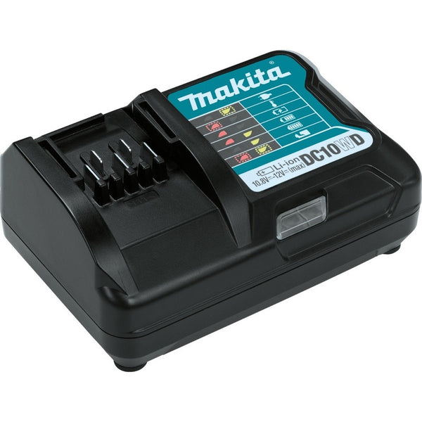 Aspiradora 12v 3 Vel. + Batería + Cargador Makita Cl108fdwy Turquesa