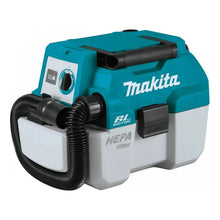 Aspiradora Makita Dvc750lzx3 7.5l Sin Cargador Ni Batería Turquesa/blanco