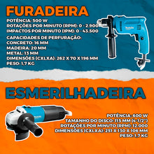 Kit Mini Esmeriladora Angular Y Rotomartillo Makita Mtk0003b Azul Petróleo 60hz