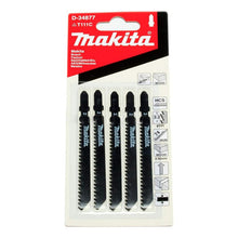 5 Pzas Segueta P/madera Tipo  T  Hcs 75 Mm Makita D-34877