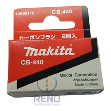 Juego Carbones Makita Cb-440 1950216 P/td124d Dhp456 Dhp482