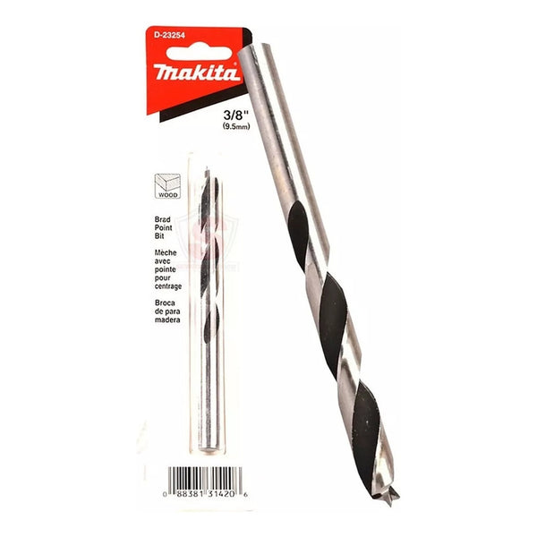 Broca Espiral 3 Puntas 3/8 Para Madera D-23254 Makita