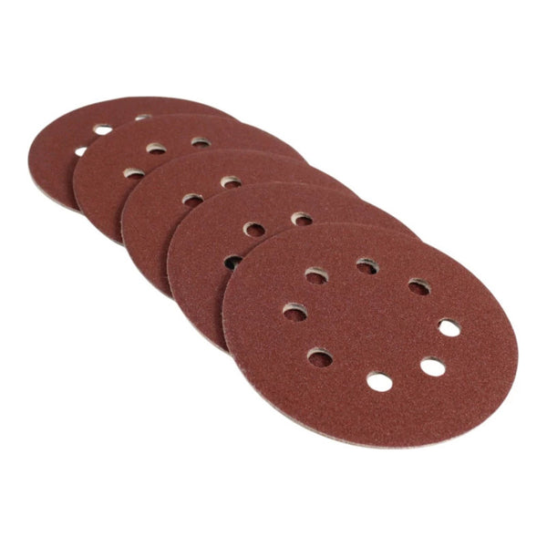 10 Pzas Disco De Lija Con Velcro 5  Grano 100 Makita D-54162 100