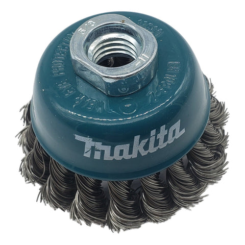 Carda Copa Trenzada 3 X 5/8-11 Unc Inox Makita D-77621