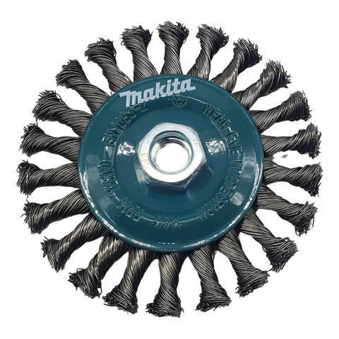 Carda Circular Trenzada 5 X 5/8-11 Unc Makita D-77659 Azul Petróleo