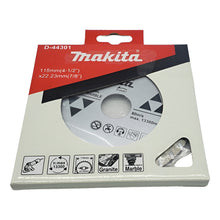Disco Corte Diamante Makita D-44301 115mm Granito Plateado