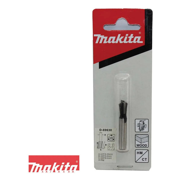 Fresa De Cola De Milano 1/4  X 3/8  X 1-9/16  D-69630 Makita