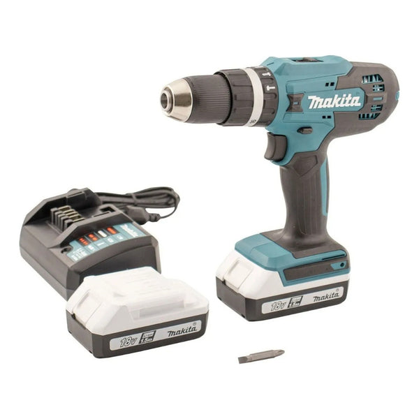 Rotomartillo Atornillador Inalambrico 18v Makita Hp488dyex5 Azul