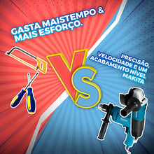 Kit Mini Esmeriladora Angular Y Rotomartillo Makita Mtk0003b Azul Petróleo 60hz