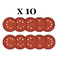 10 Discos Lija Velcro P/madera 5  Makita Grano 120 D-54178