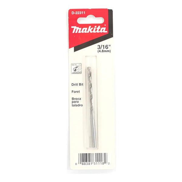 Broca P/metal Plástico Madera Hss-g 3/16  D-22311 Makita