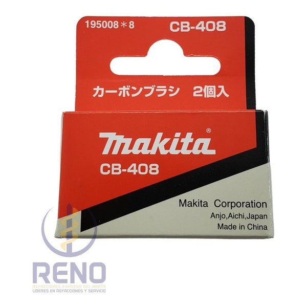 Juego Carbones Makita Cb-408 1950088 P/td0101 M1902 9523nb